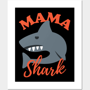 Mama Shark Posters and Art